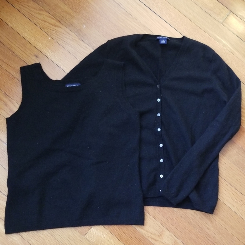 Ann Taylor Cashmere Sweater Set
